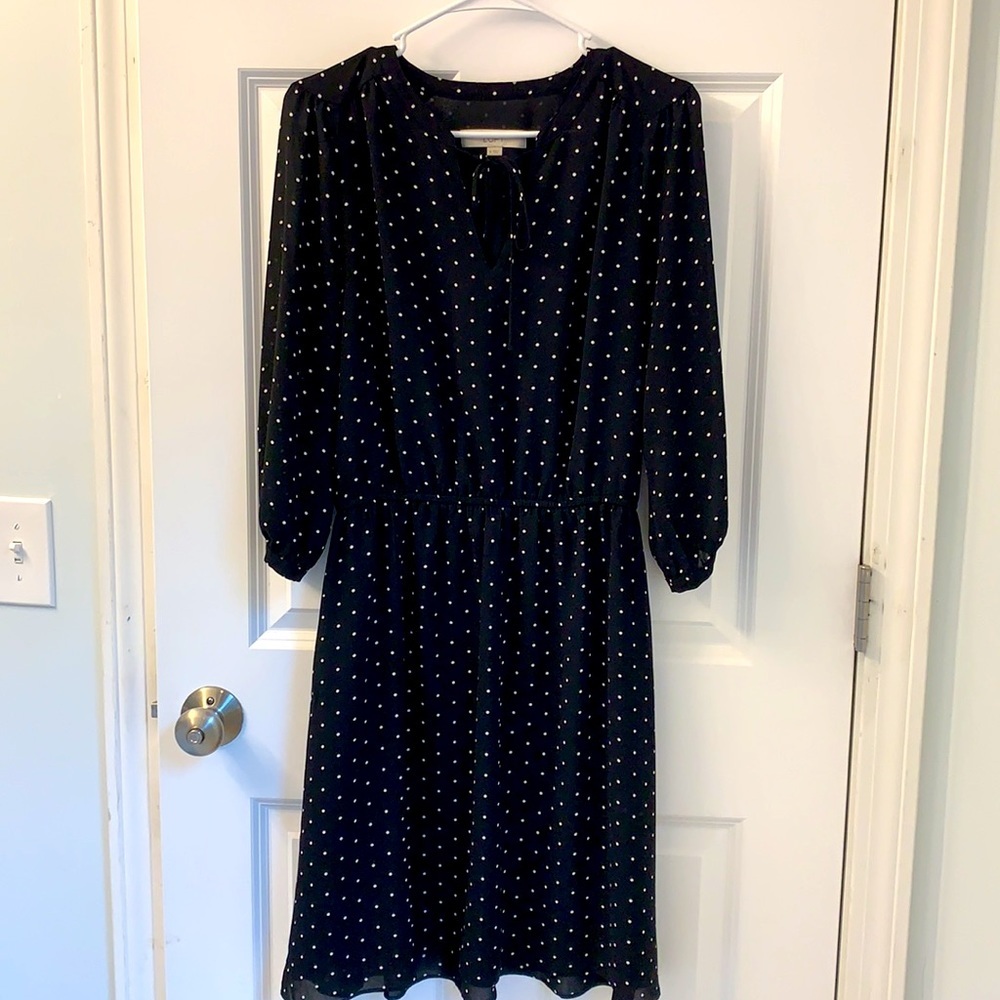 SALE 💥 LOFT Polka Dot Flow Dress